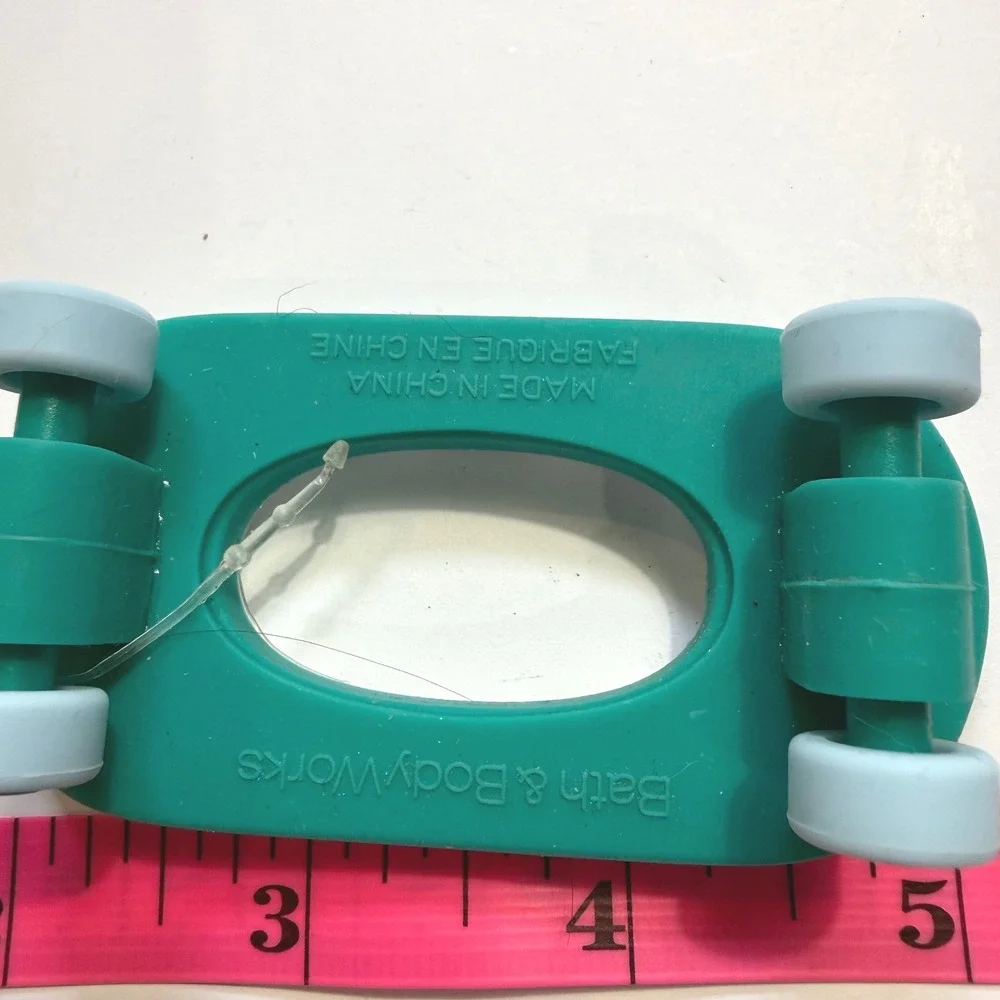 Bath & Body Works Skateboard PocketBac Holder Checkered Teal Hand Sanitizer Case